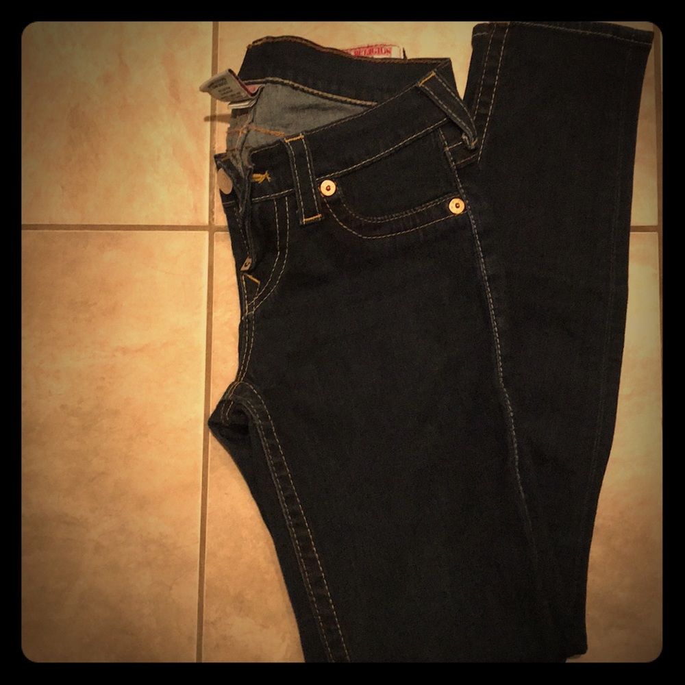 True religion Jeggins fitted size 26 dark wash